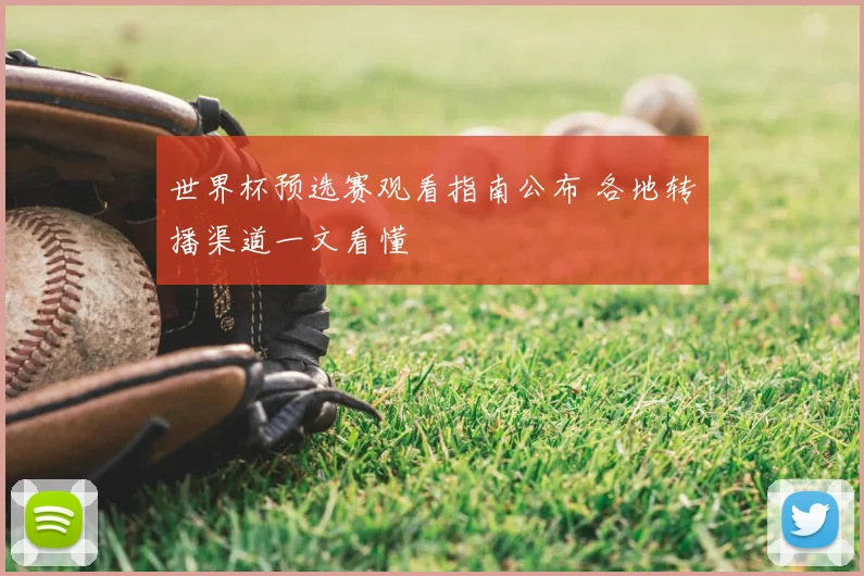 世界杯预选赛观看指南公布 各地转播渠道一文看懂