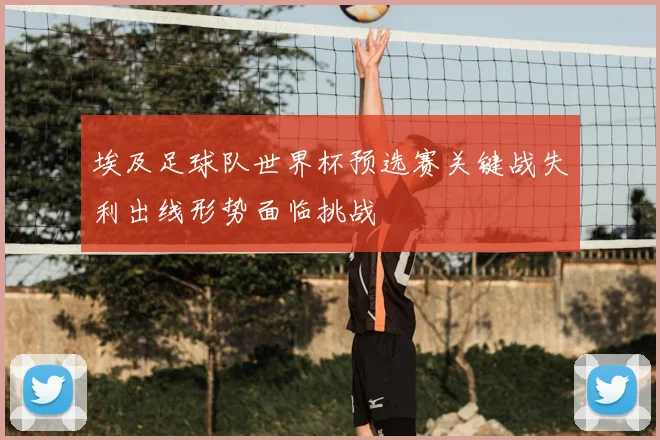 埃及足球队世界杯预选赛关键战失利出线形势面临挑战